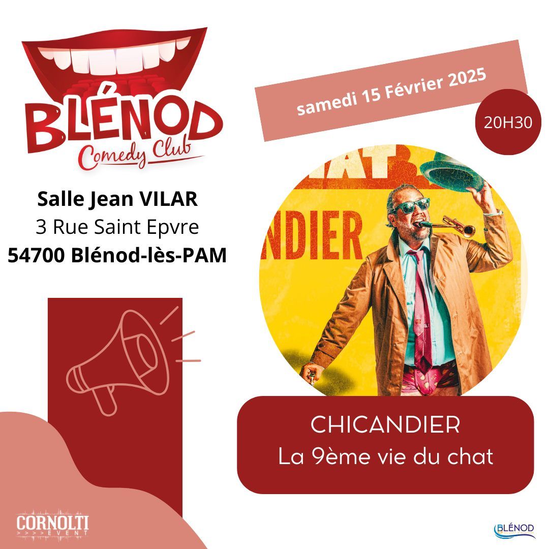 Chicandier au Bl\u00e9nod Comedy Club