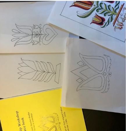 Fraktur Tulips Workshop with Emily Smucker-Beidler