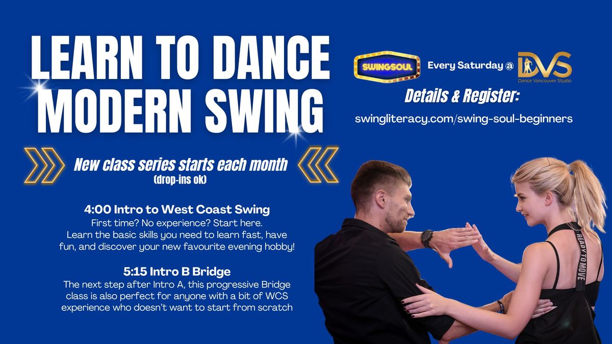 SwingSoul Saturdays: Learn modern Swing dancing in Vancouver 