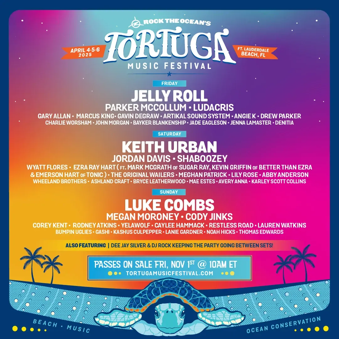 2025 Tortuga Music Festival - Saturday at Fort Lauderdale Beach Park