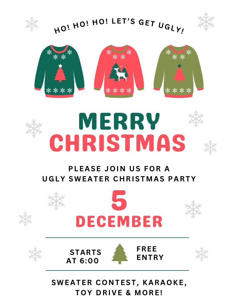 Ho! Ho! Ho! LET\u2019S GET UGLY! \ud83c\udf85\ud83c\udffc \ud83c\udf84 