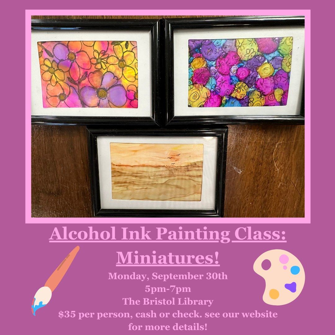 Alcohol Ink Painting Class