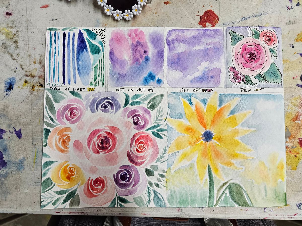 Watercolor Wednesday at TASI