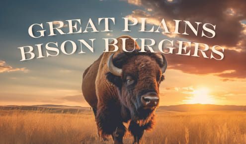 Great Plains Bison Burgers at Covert Mfg