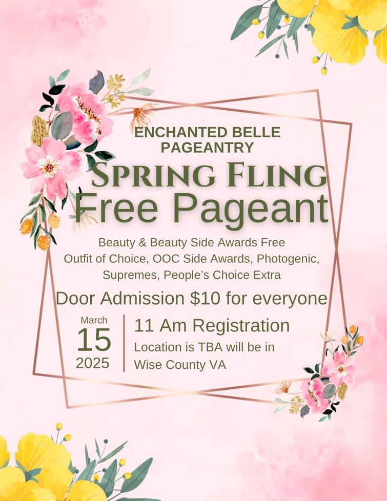 EBP Spring Fling Free Beauty Pageant