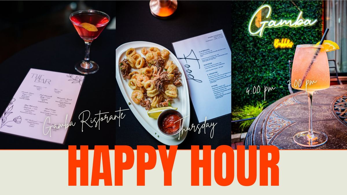 Gamba Ristorante Thursday Happy Hour