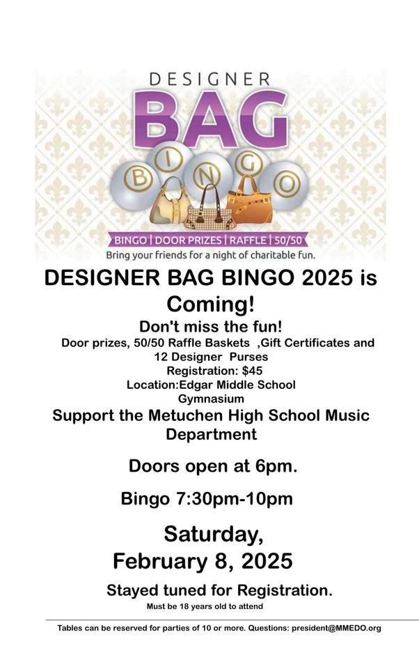 Designer Bag Bingo