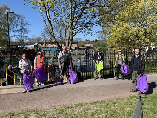 Bulwell Bogs litter picking event