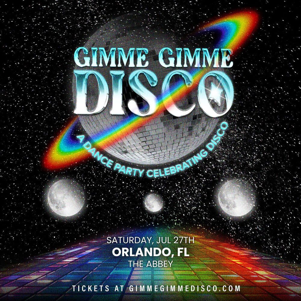 7\/27 GIMME GIMME DISCO Dance Party at The Abbey!