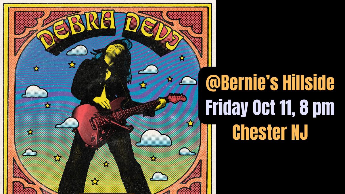 Debra Devi at Bernie's, Chester NJ | Fri Oct 11, 8-11 PM | Blues\/Rock