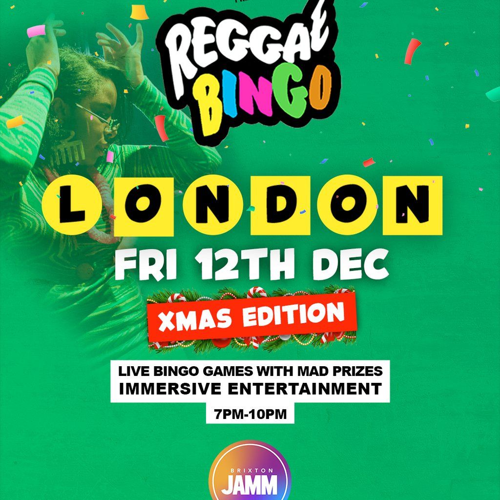 Reggae BINGO London - Fri 12th December
