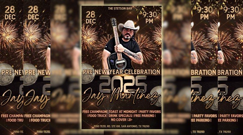 Pre-New Year's Eve Celebration with Jay Martinez