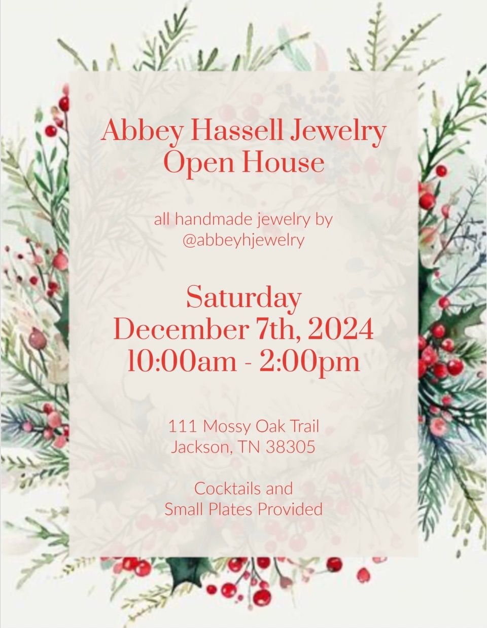 Abbey Hassell Jewelry Open House