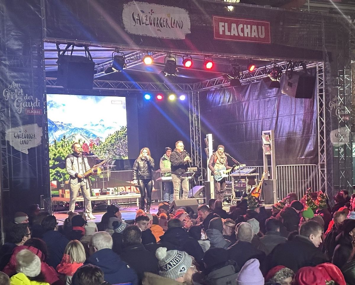 Flachau Winterwelt Party mit den Bambergern