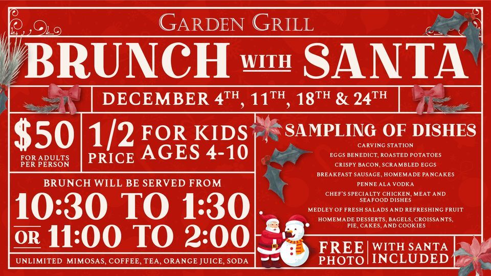 Brunch with Santa, Garden Grill, Smithtown, 4 December 2022