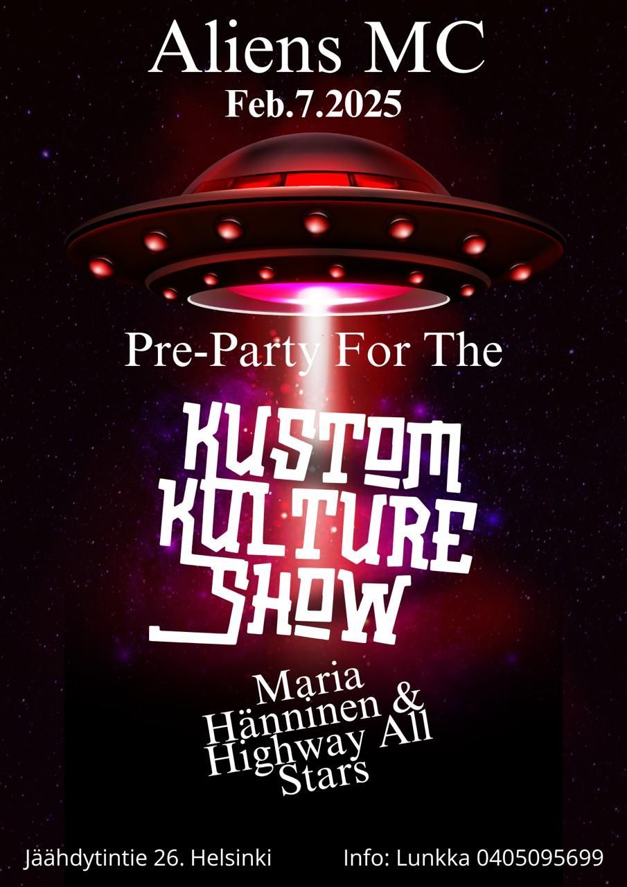 Kustom Kulture Show pre-party