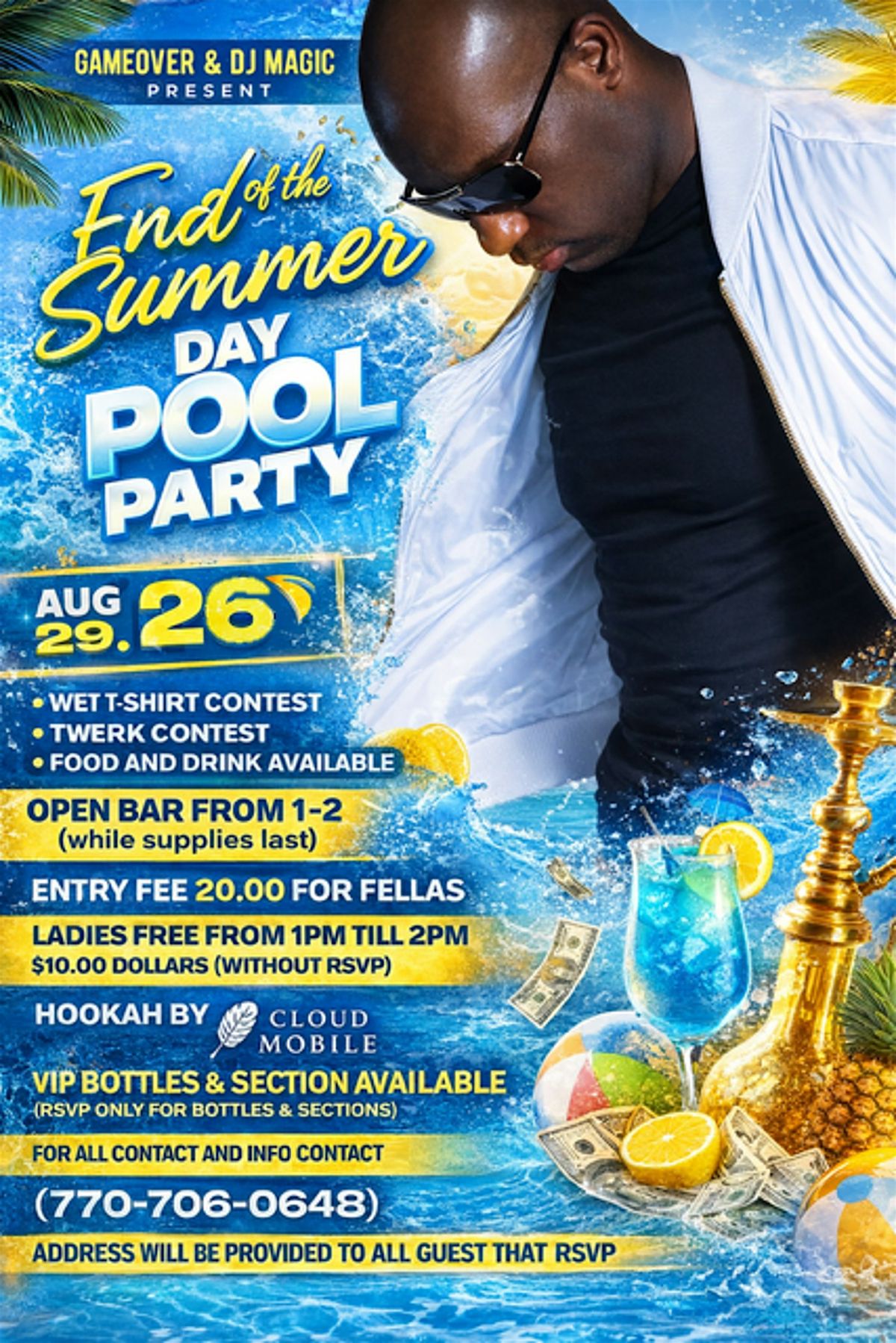 End Of The Summer Day Pool Party