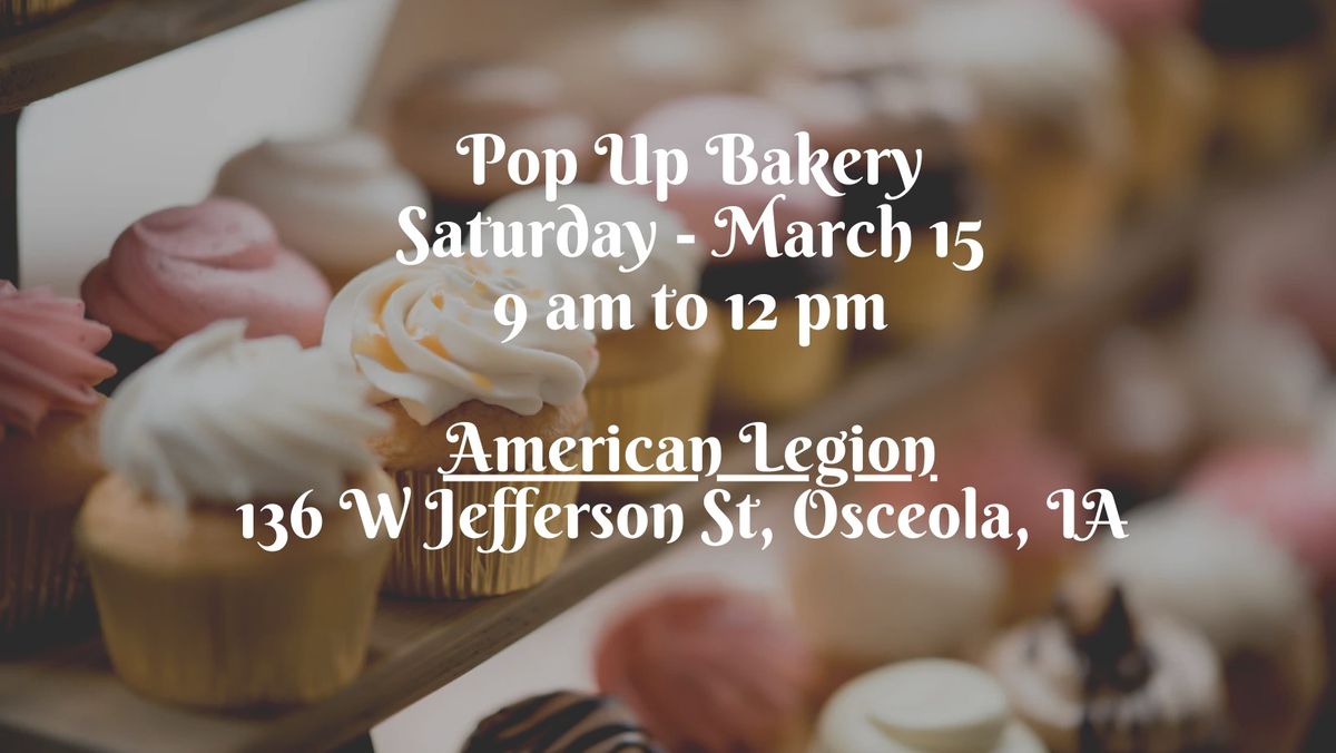 Pop-Up Bakery in Osceola