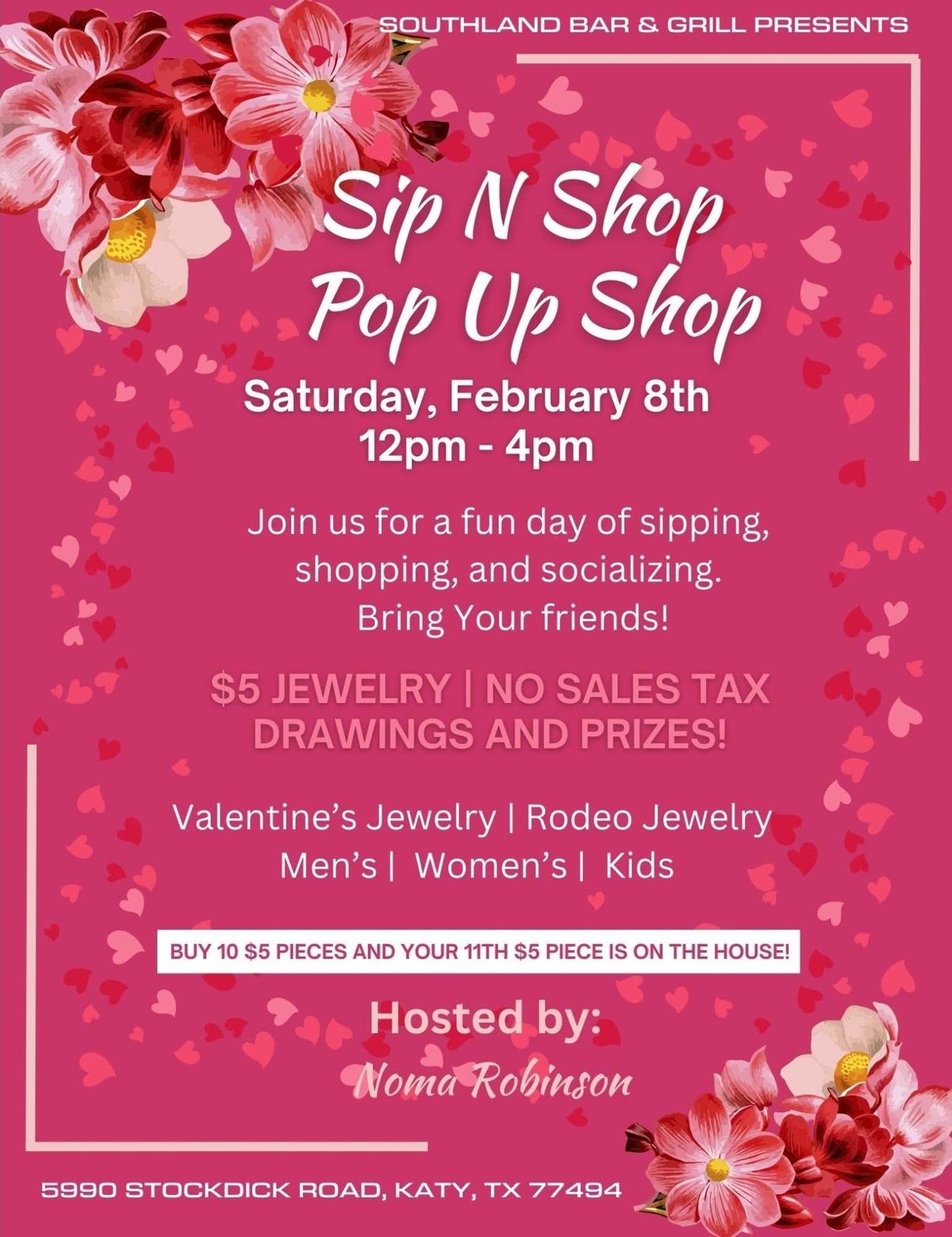 Pop Up Sip N Shop