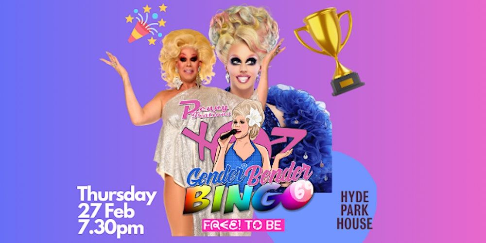 Mardi Gras GenderBender Bingo SPECIAL with Penny Tration & Tora Hymen