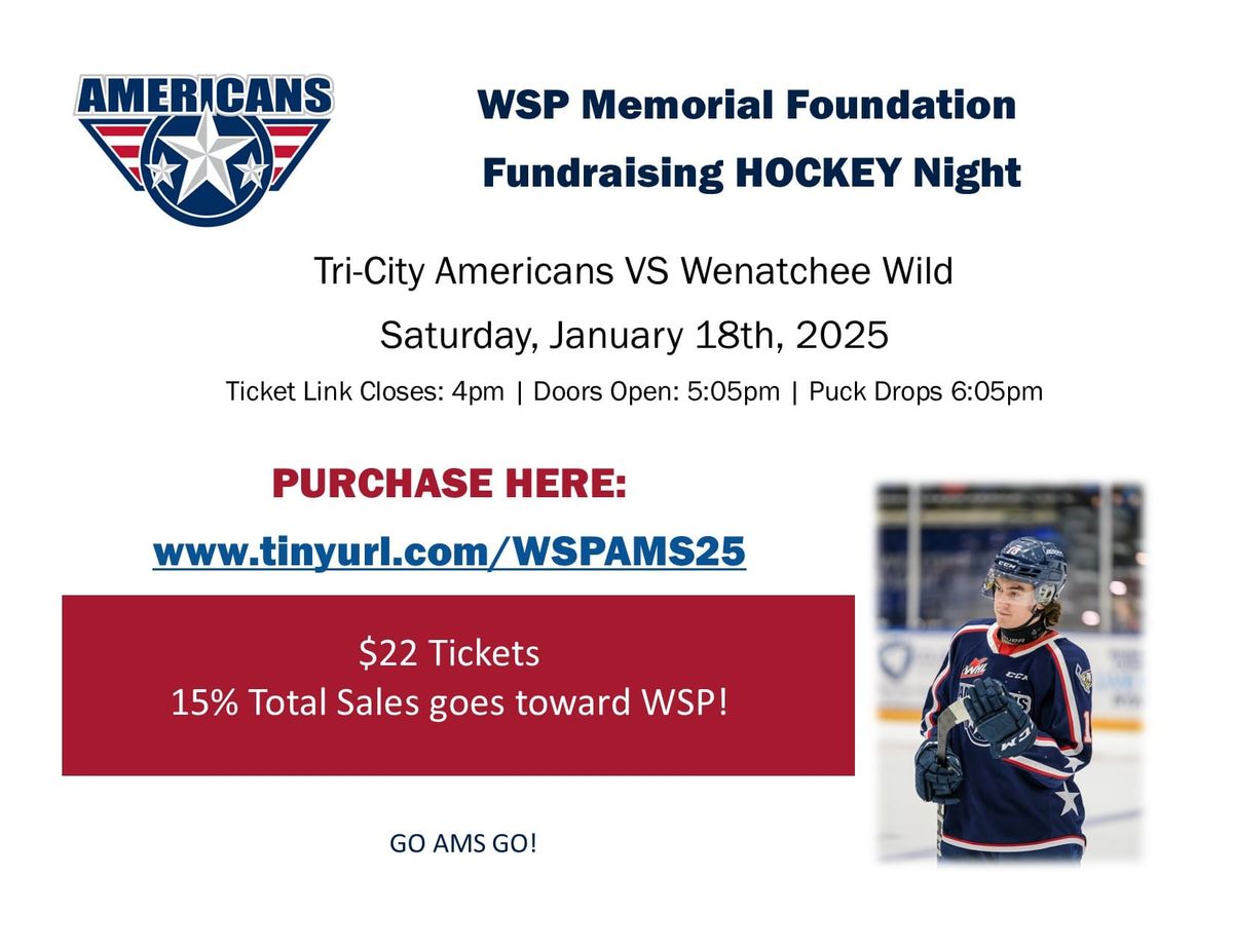 Americans Fundraising Hockey Night