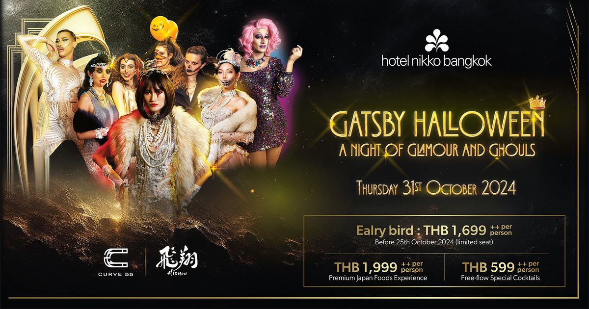 Gatsby Halloween: A Night of Glamour and Ghouls at Hotel Nikko Bangkok