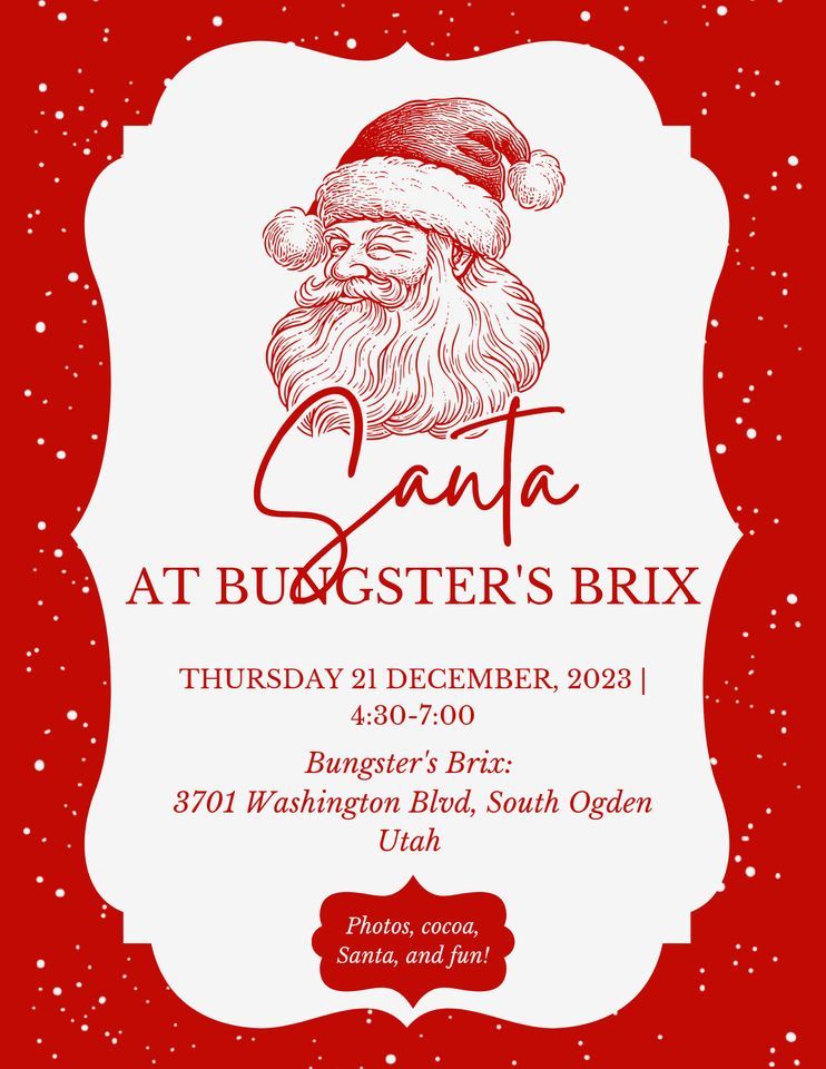 Santa Claus at Bungster's Brix photos and visit!