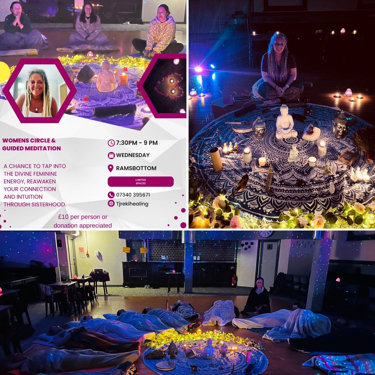 Women\u2019s Circle & Guided meditation Inc Reiki Healing