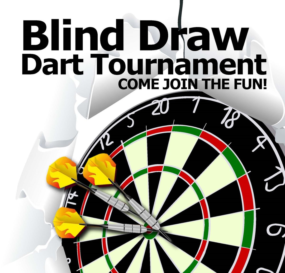 Blind Draw Dart Tournament --Soft Tip