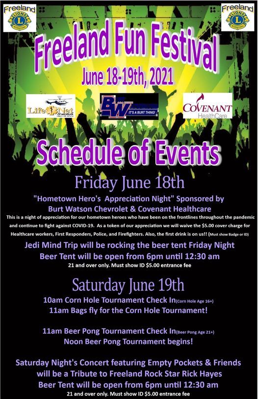 Freeland Fun Festival Burt Watson Chevrolet Freeland Midland 18 June To June Freeland Fun Festival Burt Watson Chevrolet Freeland Midland 18 June To June