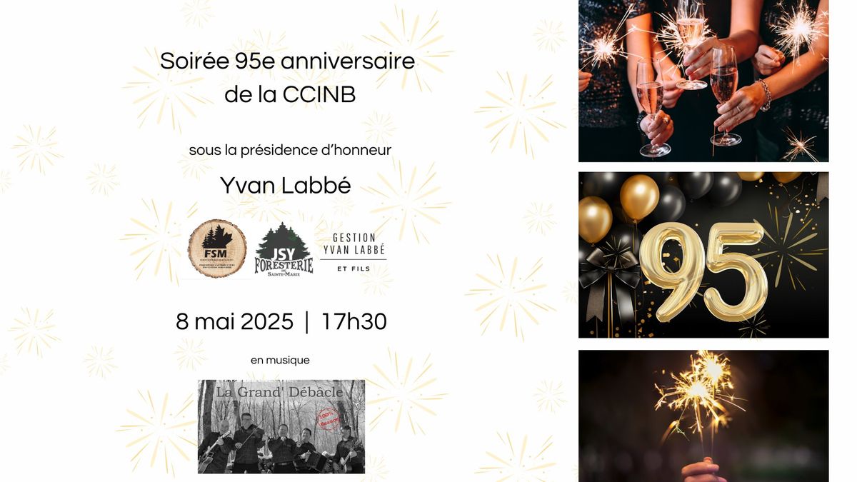 Soir\u00e9e 95e anniversaire de la CCINB