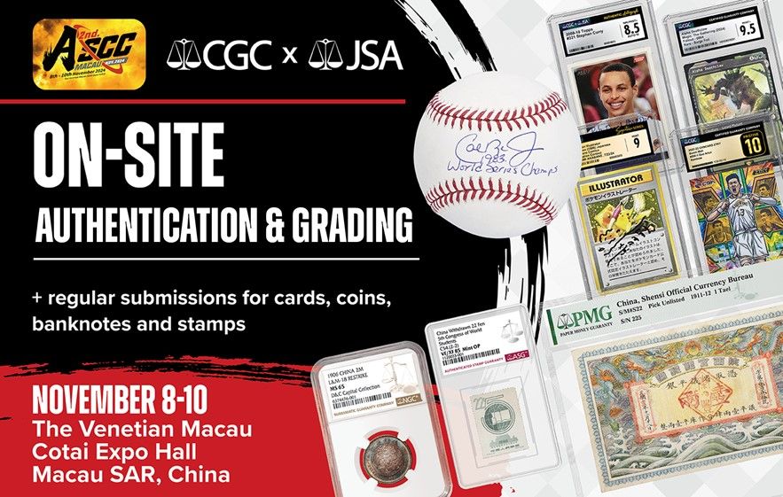 CGC x JSA at the Asia Sports Collectors Convention (ASCC)