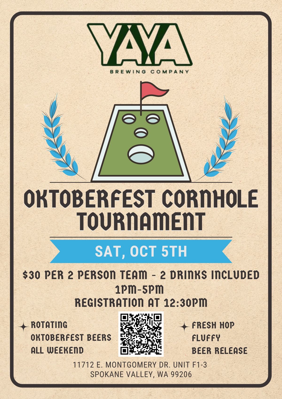 Oktoberfest Cornhole Tournament