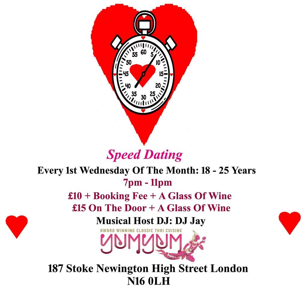 Speed Dating.  18 -25 years. Wednesdays