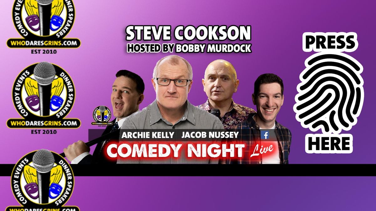 Comedy Night Live with Headliner Steve Cookson