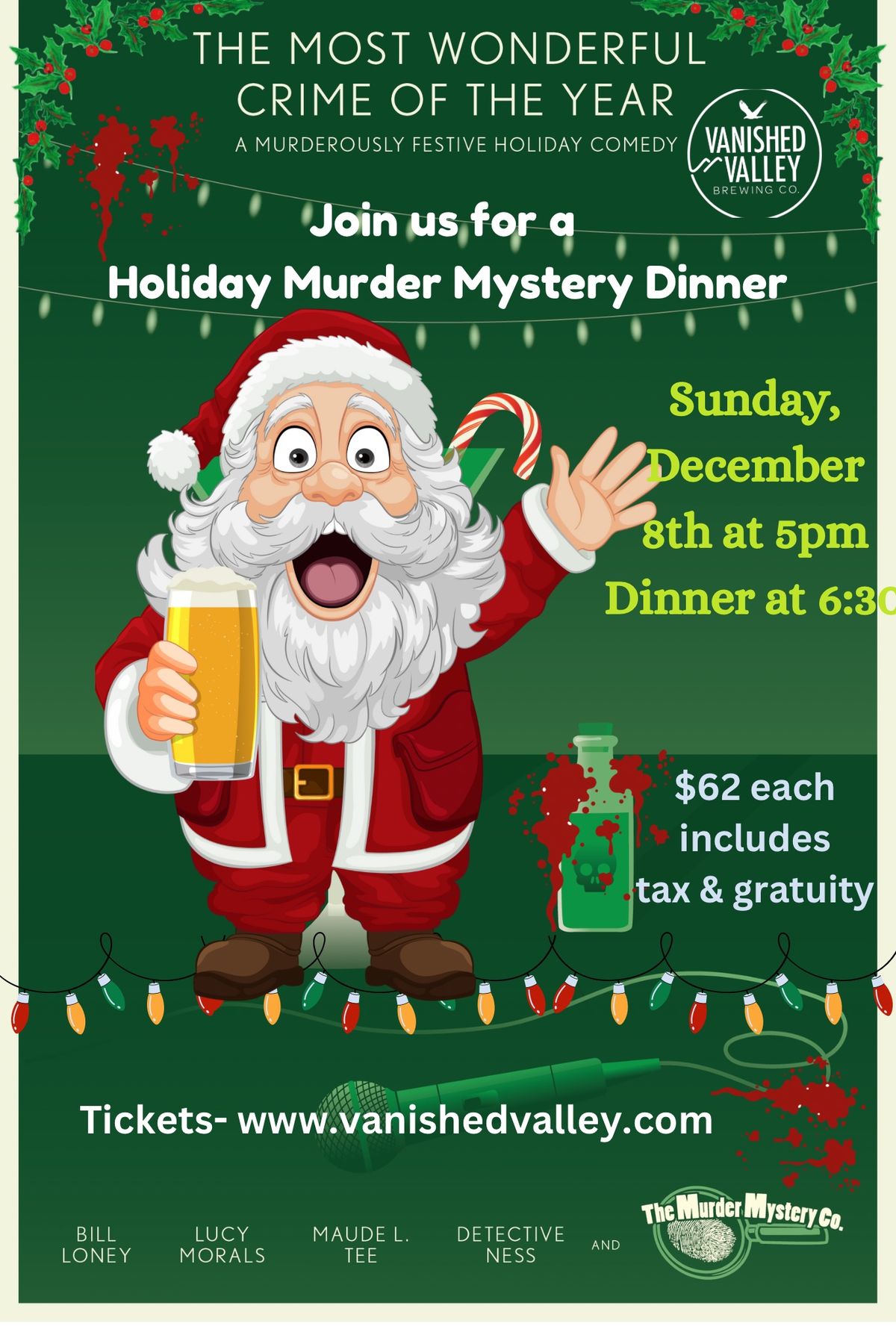 Holiday Murder Mystery Dinner