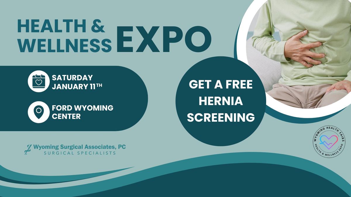 Free Hernia Screenings @ Health & Wellness Expo