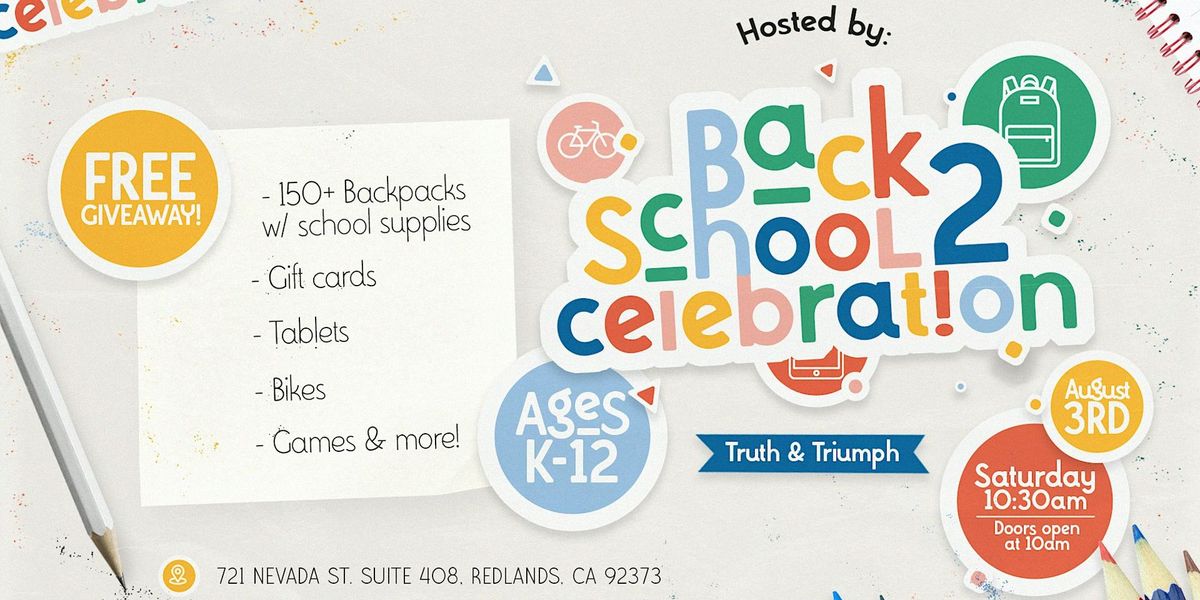 Back To School Celebration