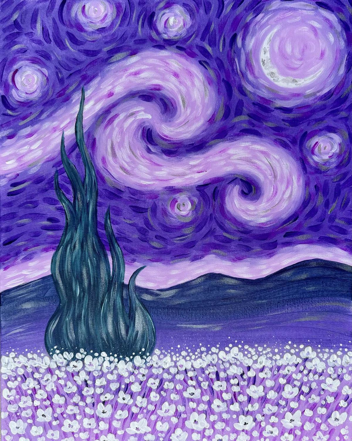 Van Gogh in Violet (click for full image)