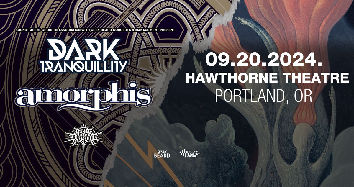 DARK TRANQUILLITY \/ AMORPHIS - Hawthorne Theatre - Portland, OR