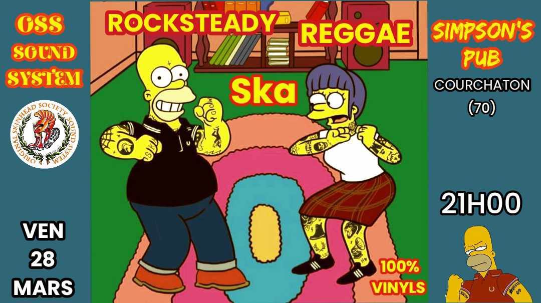 100% Vinyles une premi\u00e8re au Simpsons Pub. 28.03.25. Paf libre Conscient.