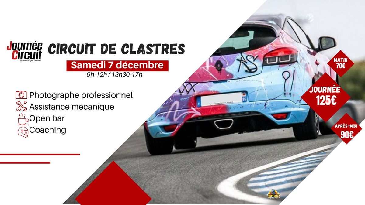 Journ\u00e9e Circuit Clastres Samedi 7 d\u00e9cembre 2024 