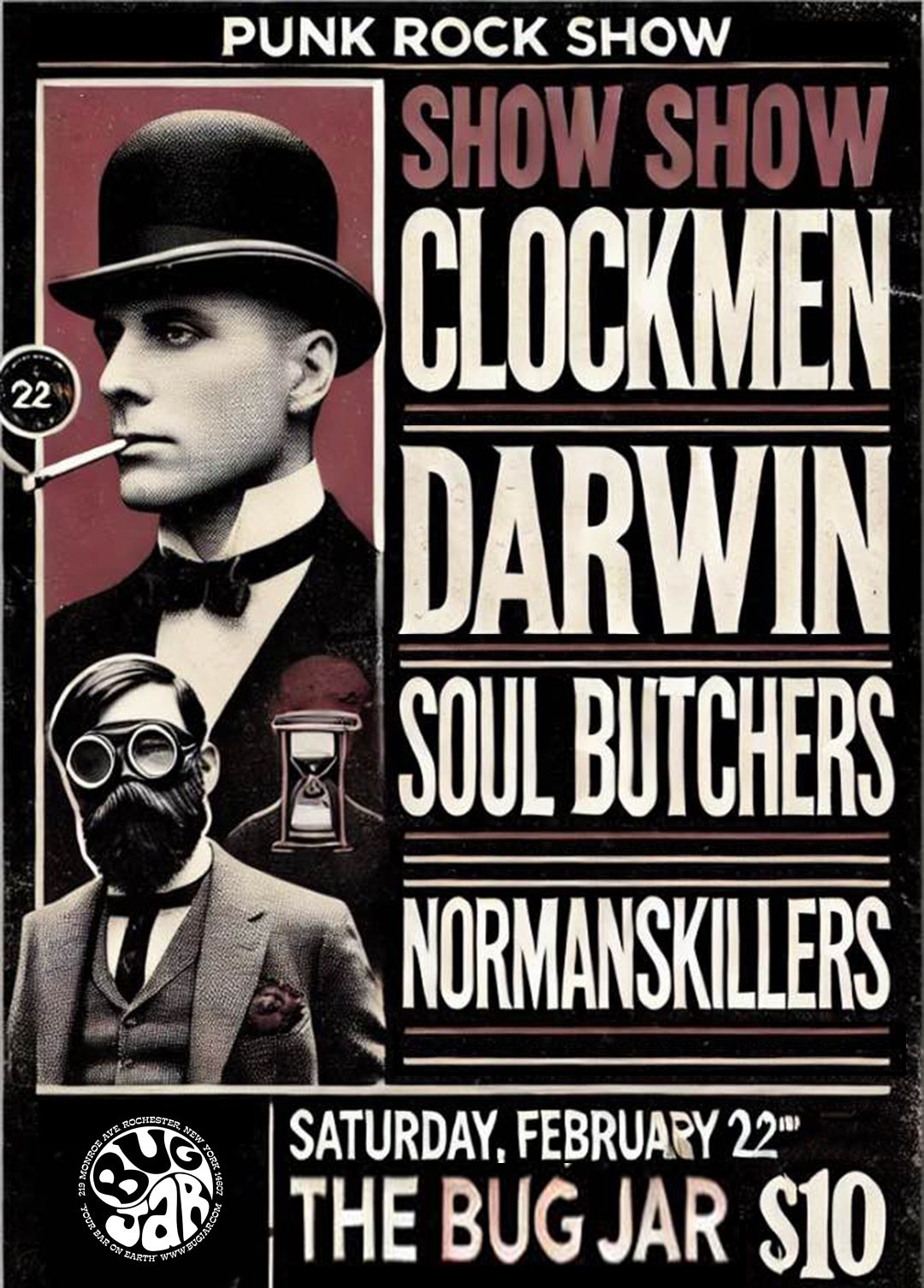 Darwin \/ Clockmen \/ Soul Butchers