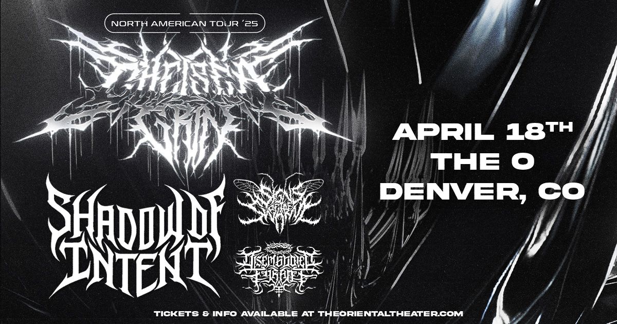 Chelsea Grin Shadow Of Intent, Signs of the Swarm, and Disembodied Tyrant | Denver, CO