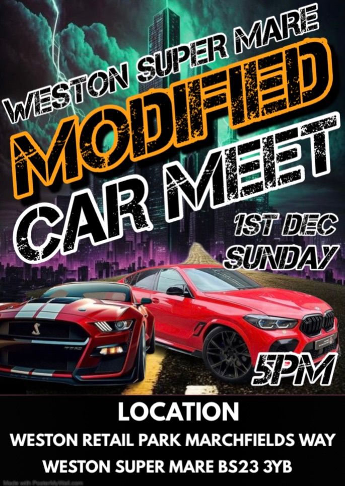 Weston super mare modified car meet