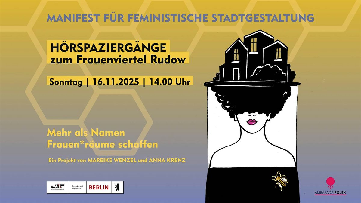 Mehr als Namen - H\u00f6rspaziergang zum Frauenviertel Rudow