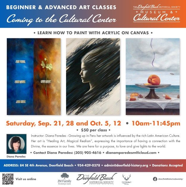 Beginner & Advanced Art Classes