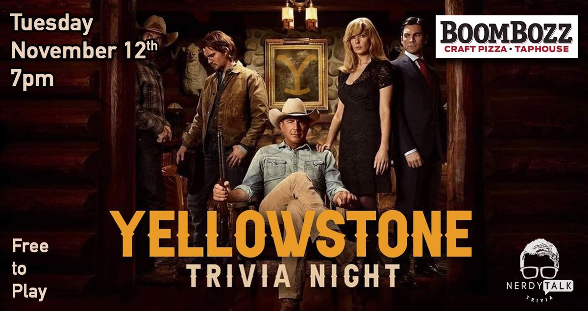 Theme Trivia Night with Yellowstone