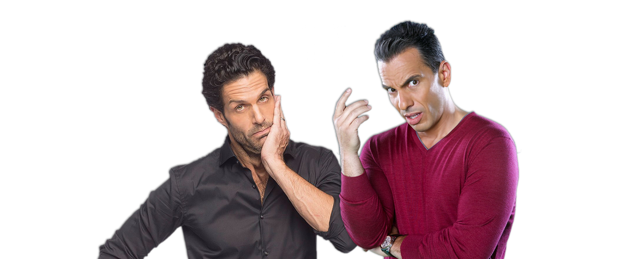 Sebastian Maniscalco with Pete Correale