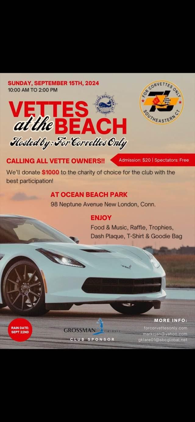 Vettes at the Beach